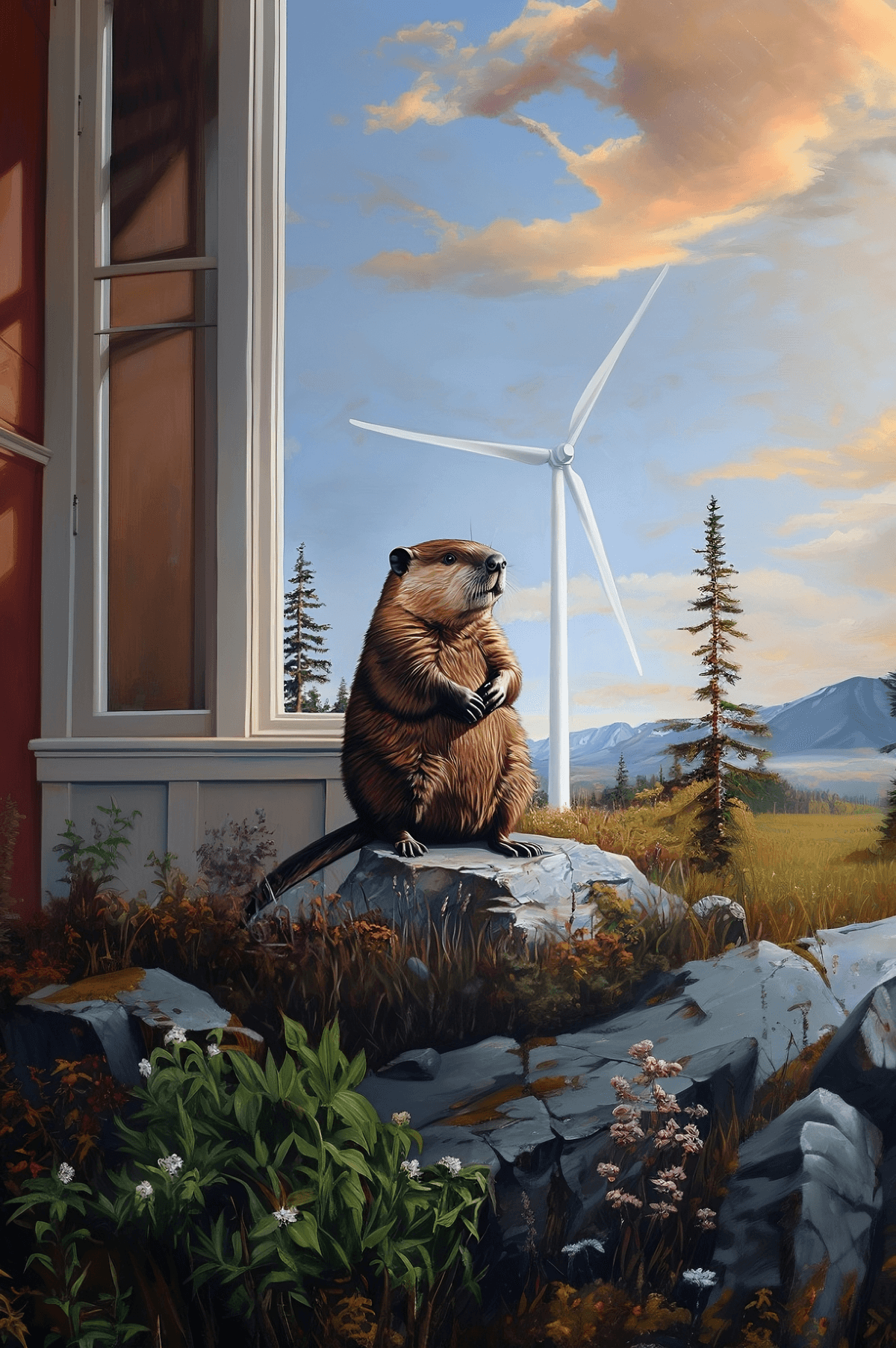 Canadian beaver - symbol of democracy