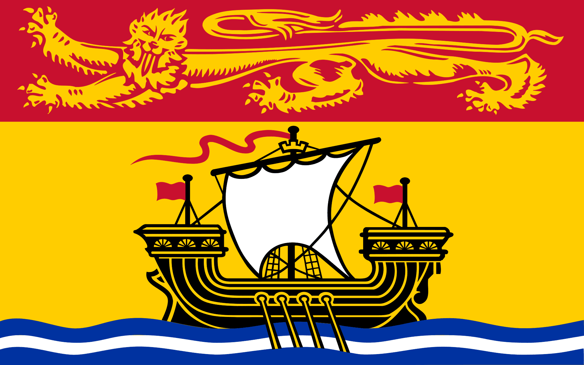 Nouveau-Brunswick drapeau