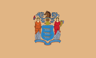 New Jersey drapeau
