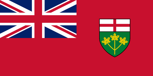 Ontario drapeau