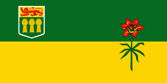 Saskatchewan drapeau